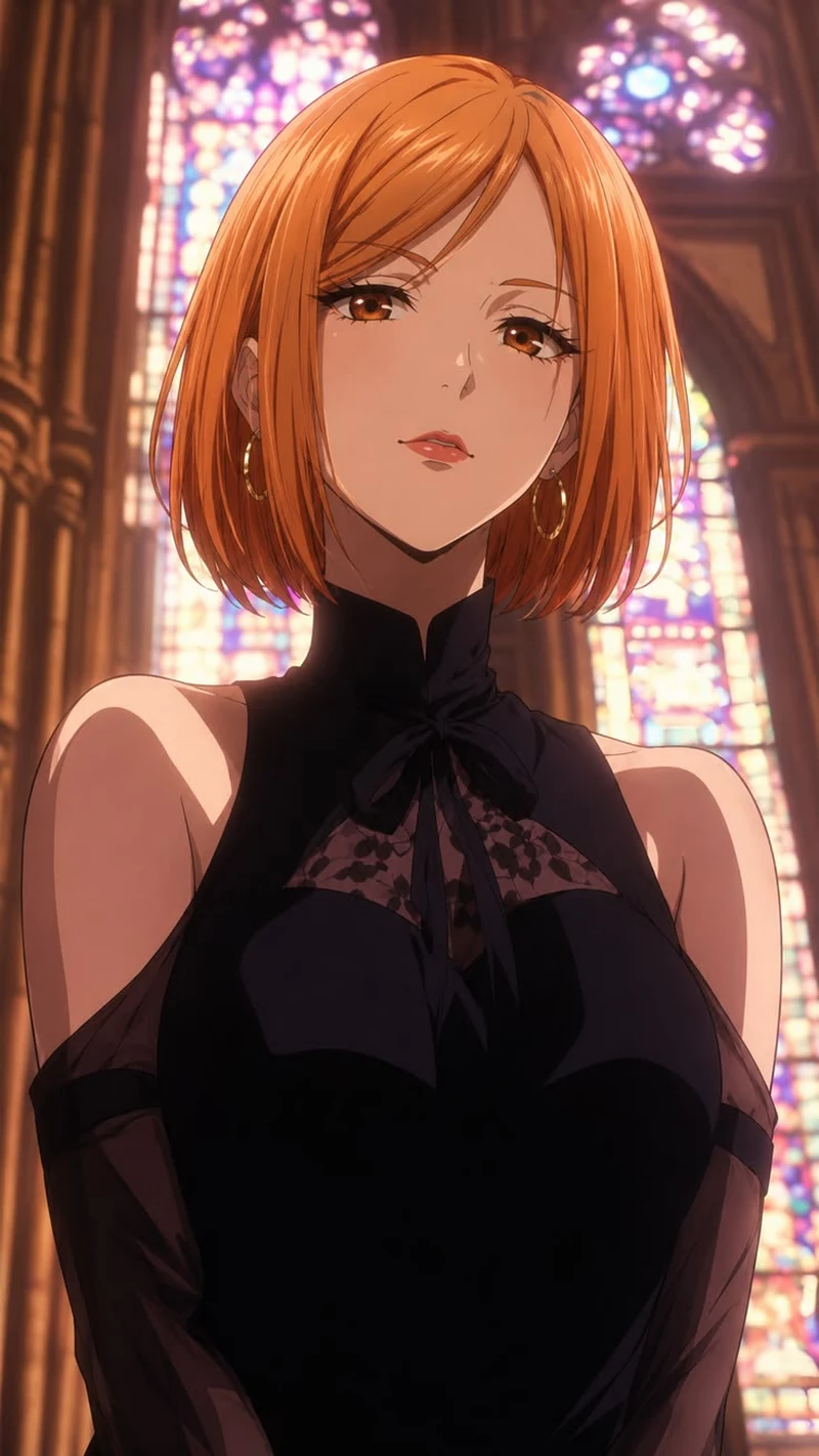 Nobara Kugisaki Tạo Dáng Trong Khung Cảnh Anime Ấn Tượng Nobara Kugisaki Tạo Dáng Trong Khung Cảnh Anime Ấn Tượng