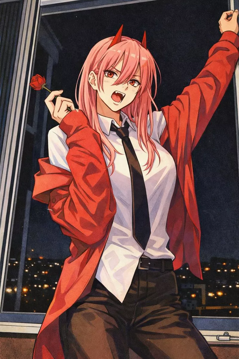 Power Trong Phong Cách Anime Đầy Nghệ Thuật Power Trong Phong Cách Anime Đầy Nghệ Thuật