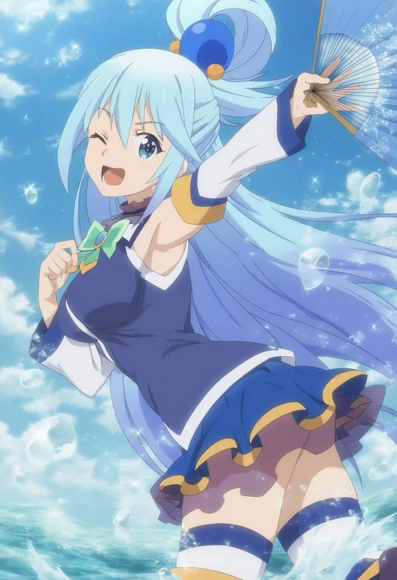 Hình Nền Aqua KonoSuba Trong Những Cảnh Anime Đáng Nhớ Hình Nền Aqua KonoSuba Trong Những Cảnh Anime Đáng Nhớ