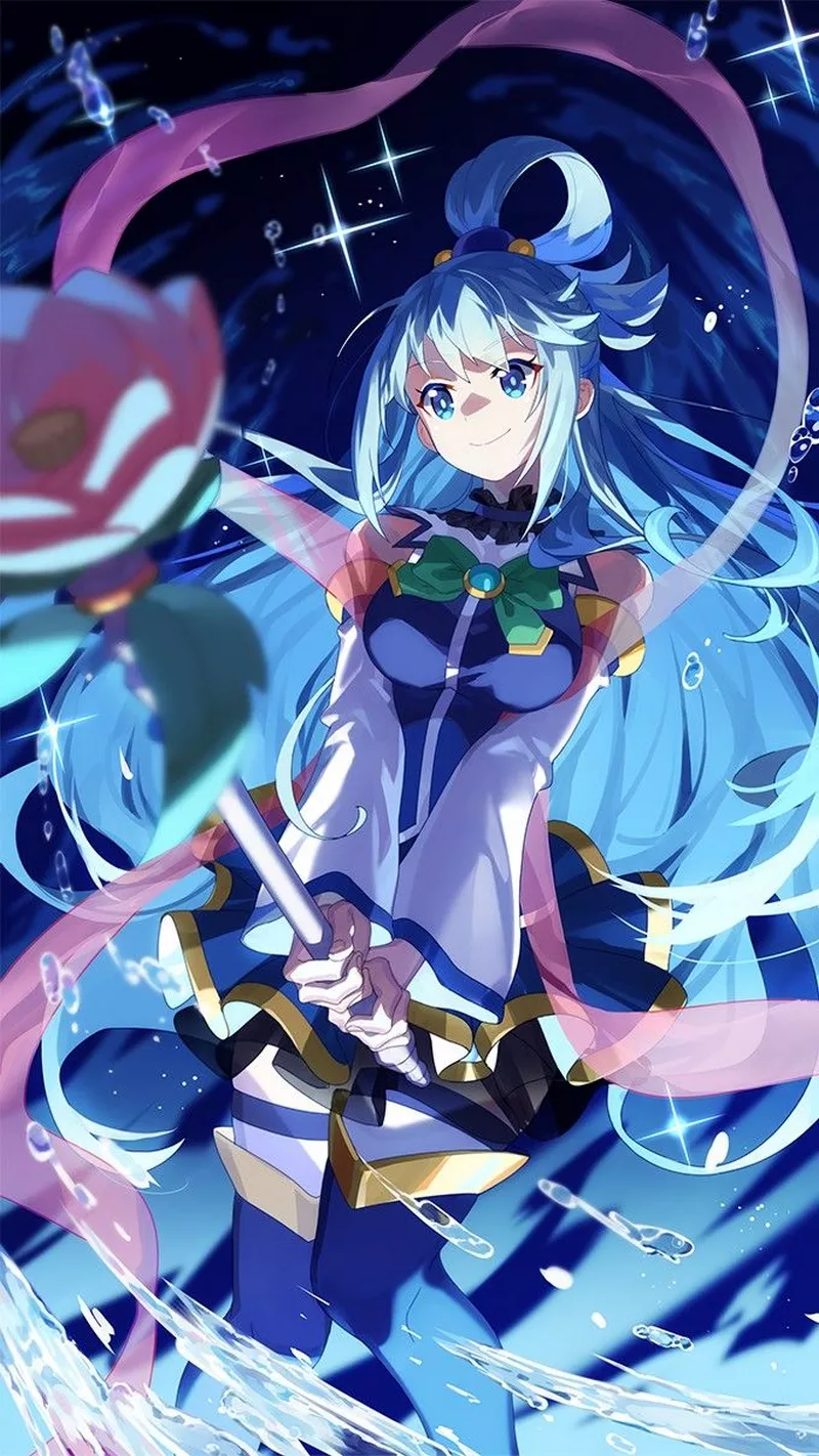 Hình Nền Aqua KonoSuba Với Ánh Mắt Trong Trẻo Và Đáng Yêu Hình Nền Aqua KonoSuba Với Ánh Mắt Trong Trẻo Và Đáng Yêu
