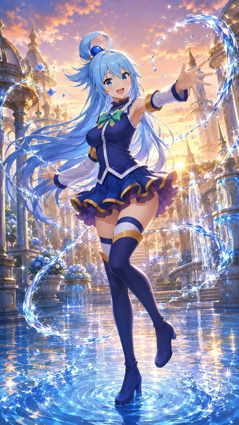 Hình Nền Aqua KonoSuba Với Biểu Cảm Ngạc Nhiên Đáng Yêu Hình Nền Aqua KonoSuba Với Biểu Cảm Ngạc Nhiên Đáng Yêu