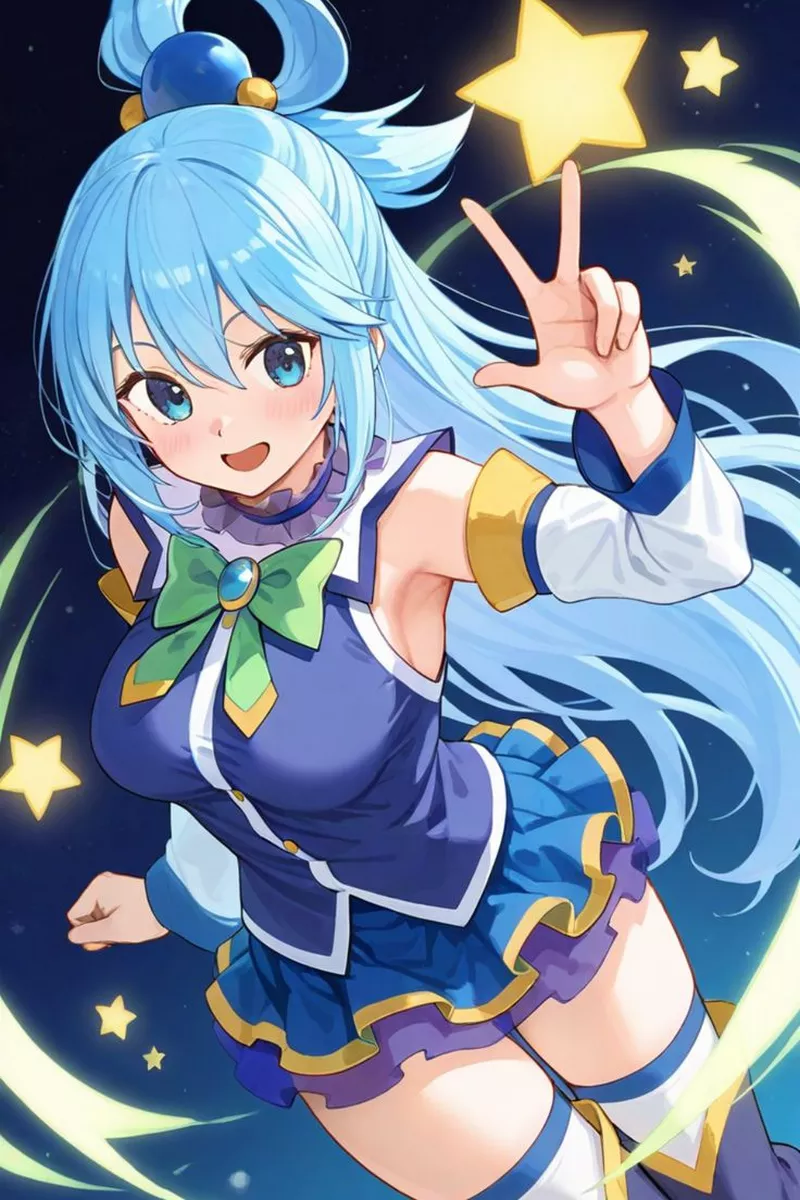 Hình Nền Aqua KonoSuba Với Tư Thế Tự Tin Và Đáng Yêu Hình Nền Aqua KonoSuba Với Tư Thế Tự Tin Và Đáng Yêu