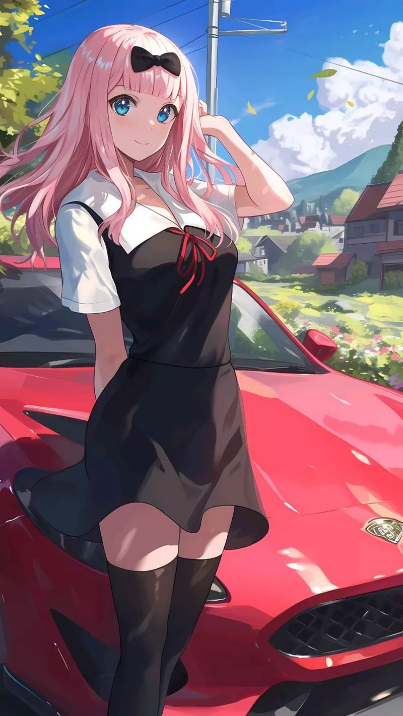 Hình Nền Chika Fujiwara Với Phong Cách Anime Hiện Đại Hình Nền Chika Fujiwara Với Phong Cách Anime Hiện Đại
