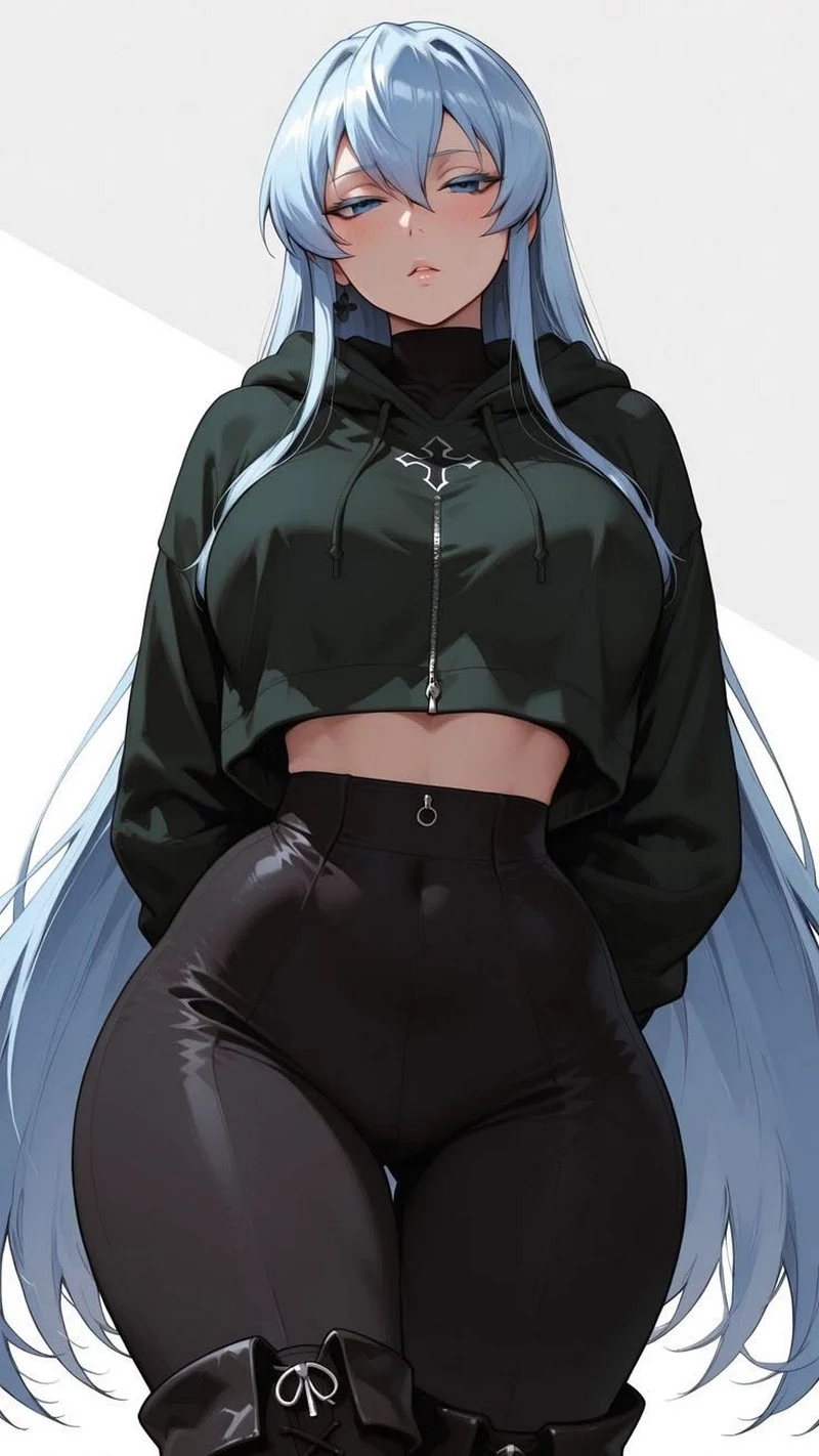 Hình Nền Esdeath Cùng Khung Cảnh Anime Huyền Bí