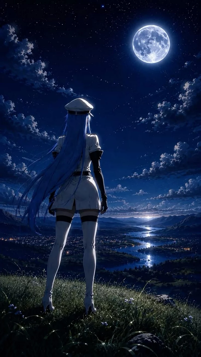 Hình Nền Esdeath Trong Trang Phục Quân Đội Đặc Sắc