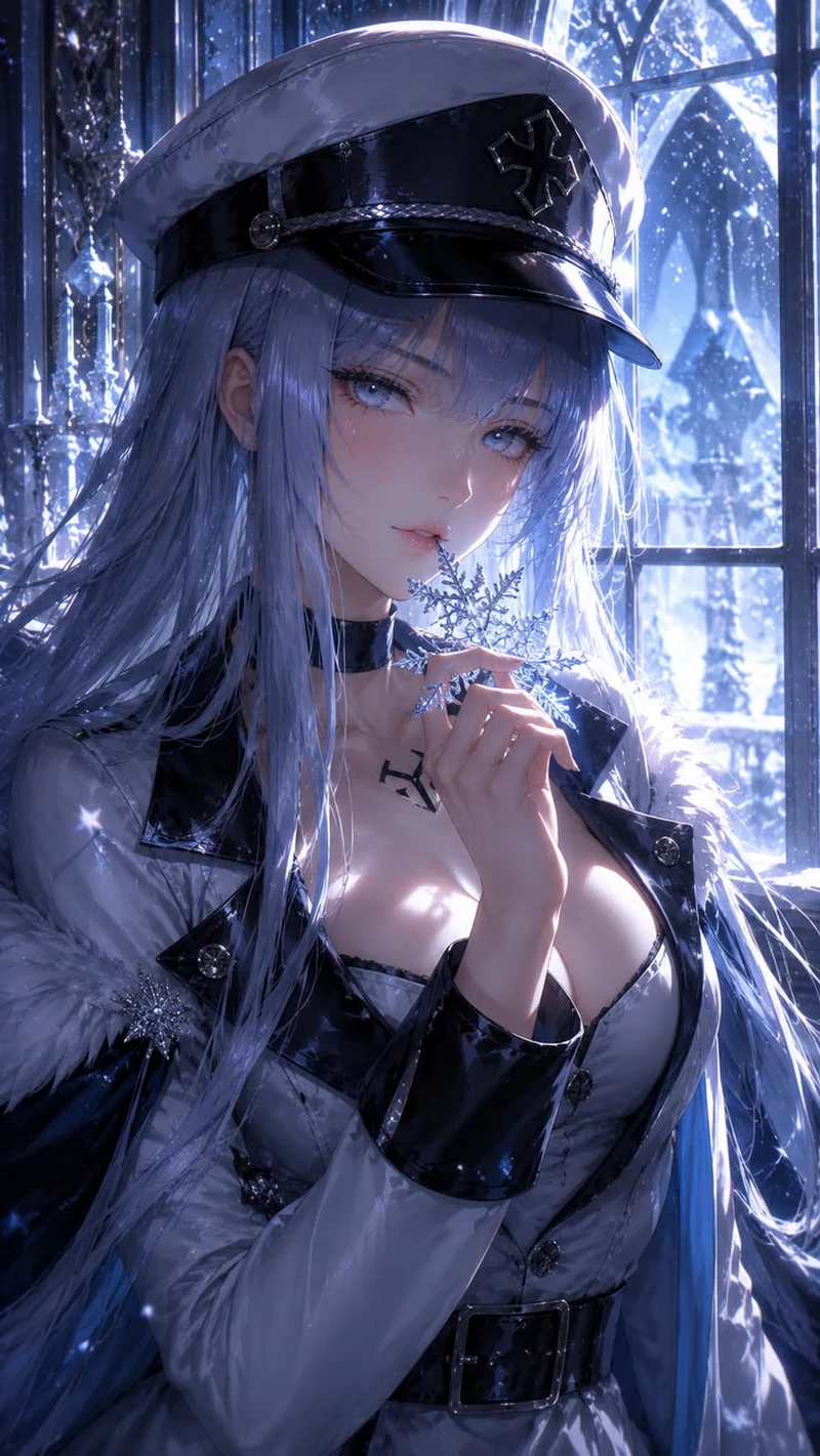 Hình Nền Esdeath Với Nét Vẽ Anime Sắc Nét