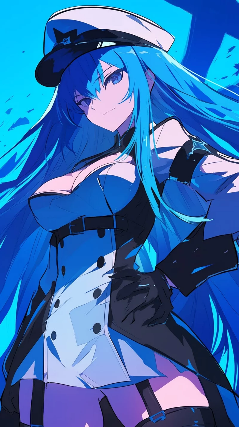 Hình Nền Esdeath Với Phong Cách Anime Hiện Đại