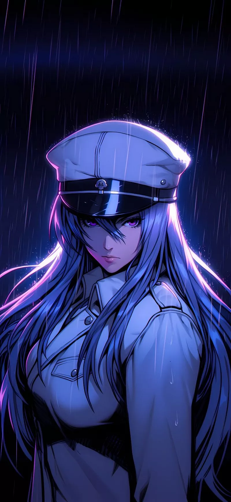 Hình Nền Esdeath Với Tạo Hình Nữ Tướng Uy Nghi