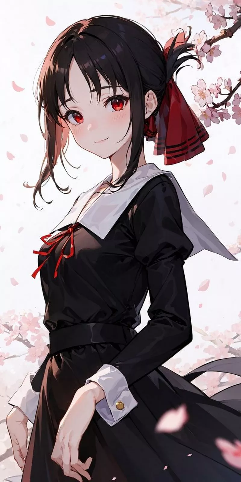 Hình Nền Kaguya Shinomiya Với Tông Màu Đỏ Đen Ấn Tượng Hình Nền Kaguya Shinomiya Với Tông Màu Đỏ Đen Ấn Tượng