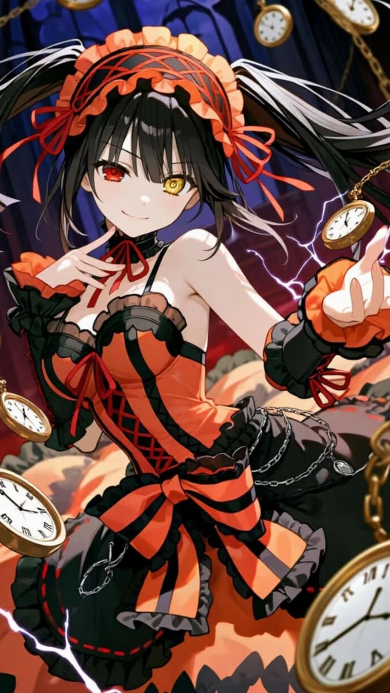Hình Nền Kurumi Tokisaki Trong Những Cảnh Anime Đáng Nhớ Hình Nền Kurumi Tokisaki Trong Những Cảnh Anime Đáng Nhớ