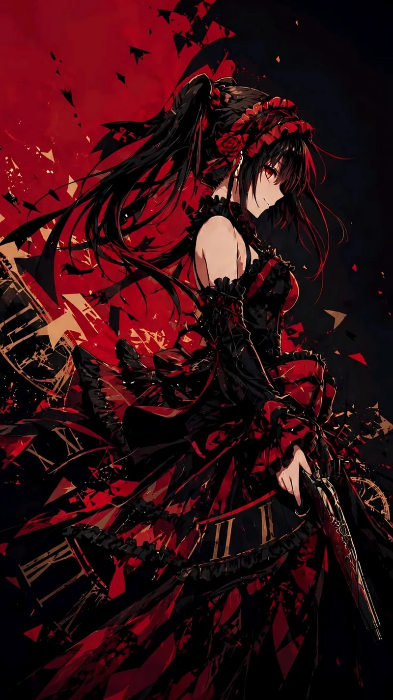Hình Nền Kurumi Tokisaki Trong Tạo Hình Anime Đẹp Mắt Hình Nền Kurumi Tokisaki Trong Tạo Hình Anime Đẹp Mắt