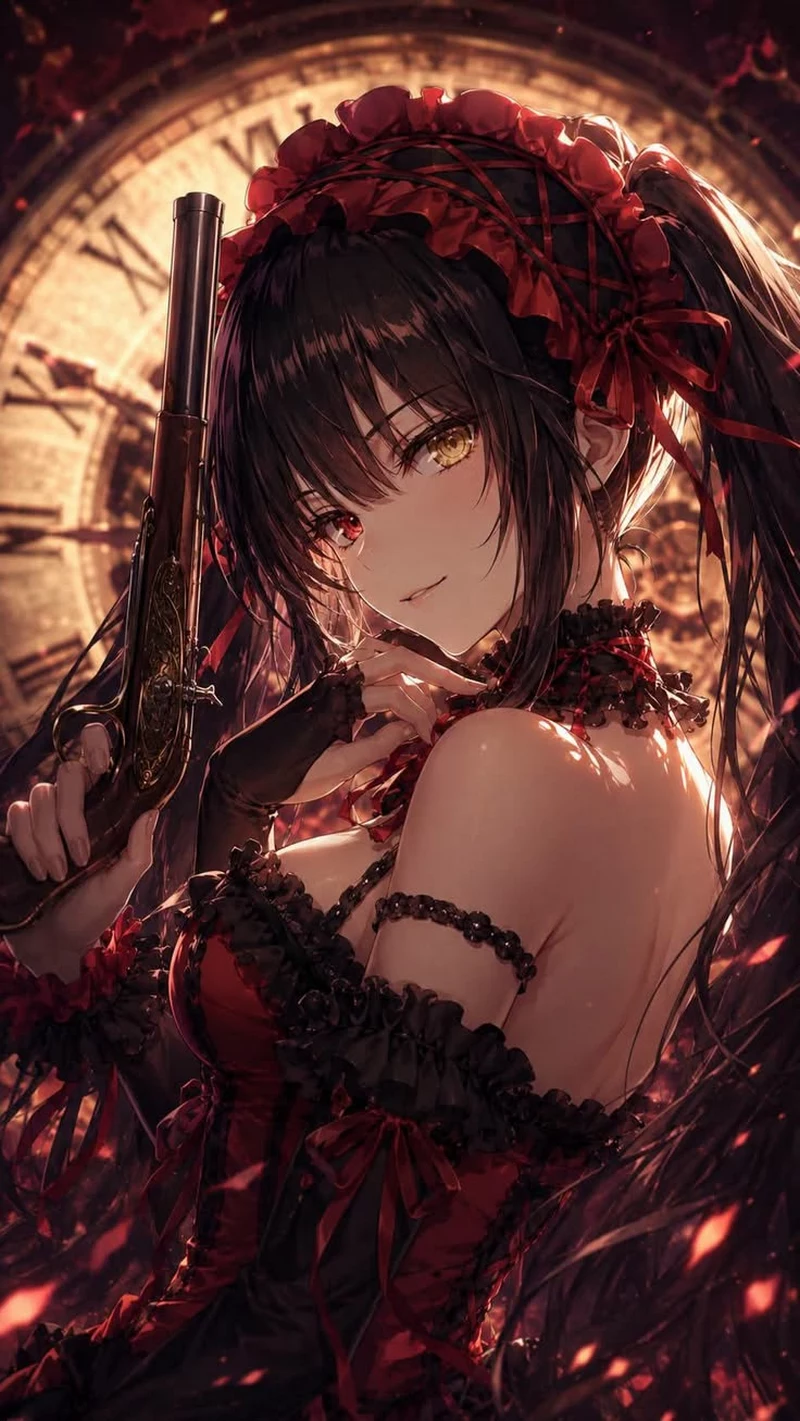 Hình Nền Kurumi Tokisaki Với Biểu Cảm Kiêu Hãnh Và Cá Tính Hình Nền Kurumi Tokisaki Với Biểu Cảm Kiêu Hãnh Và Cá Tính