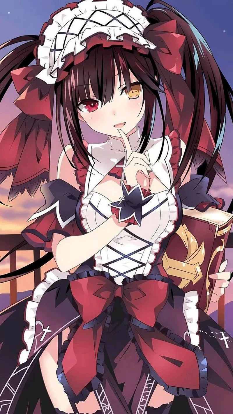 Hình Nền Kurumi Tokisaki Với Biểu Cảm Lạnh Lùng Cuốn Hút Hình Nền Kurumi Tokisaki Với Biểu Cảm Lạnh Lùng Cuốn Hút