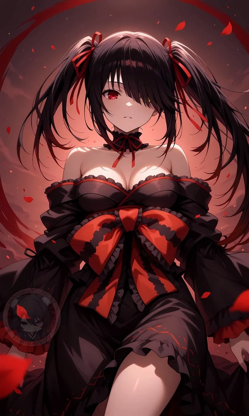 Hình Nền Kurumi Tokisaki Với Phong Cách Anime Hiện Đại Hình Nền Kurumi Tokisaki Với Phong Cách Anime Hiện Đại