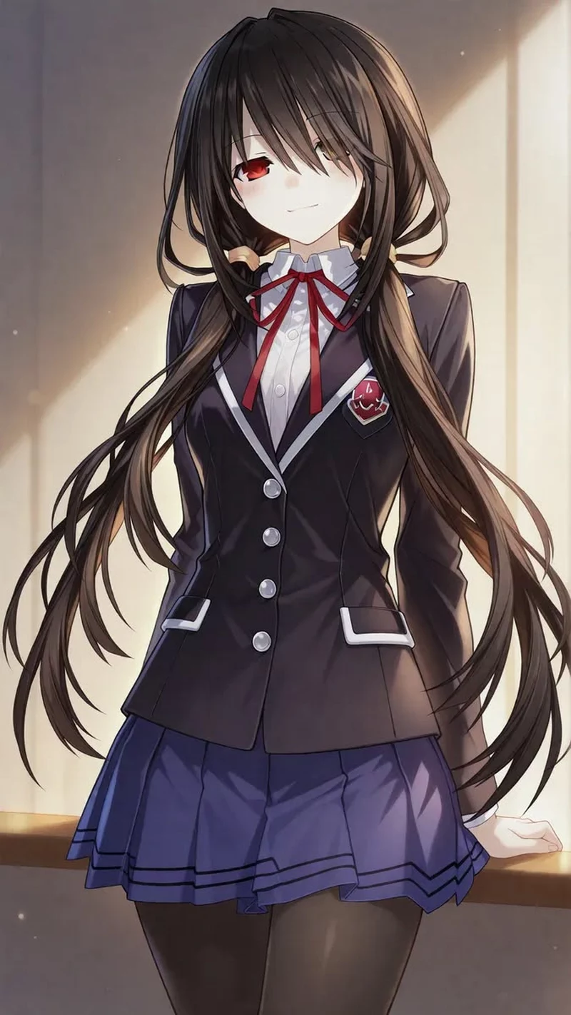 Hình Nền Kurumi Tokisaki Với Tông Màu Đen Đỏ Nổi Bật Hình Nền Kurumi Tokisaki Với Tông Màu Đen Đỏ Nổi Bật