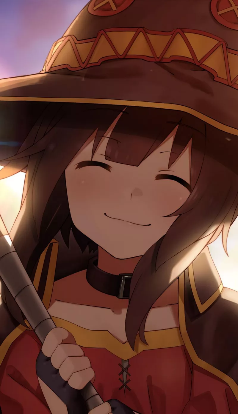 Hình Nền Megumin Cùng Không Gian Anime Huyền Bí