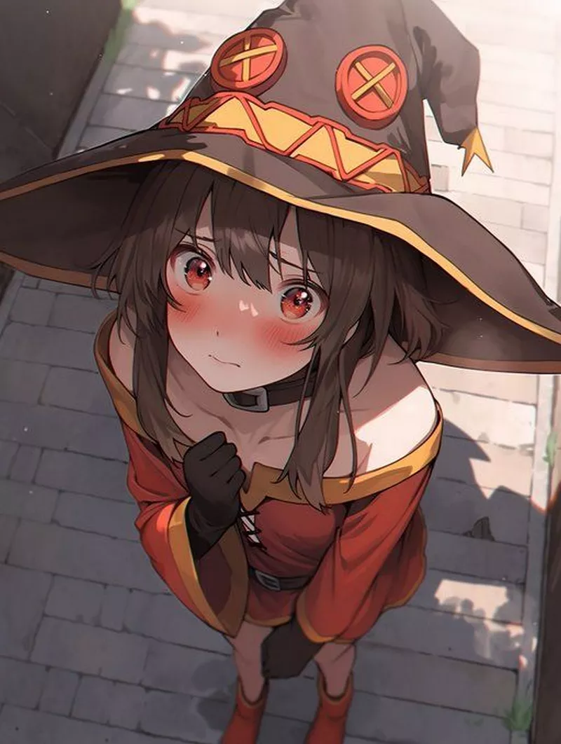 Hình Nền Megumin Trong Tạo Hình Anime Xinh Xắn