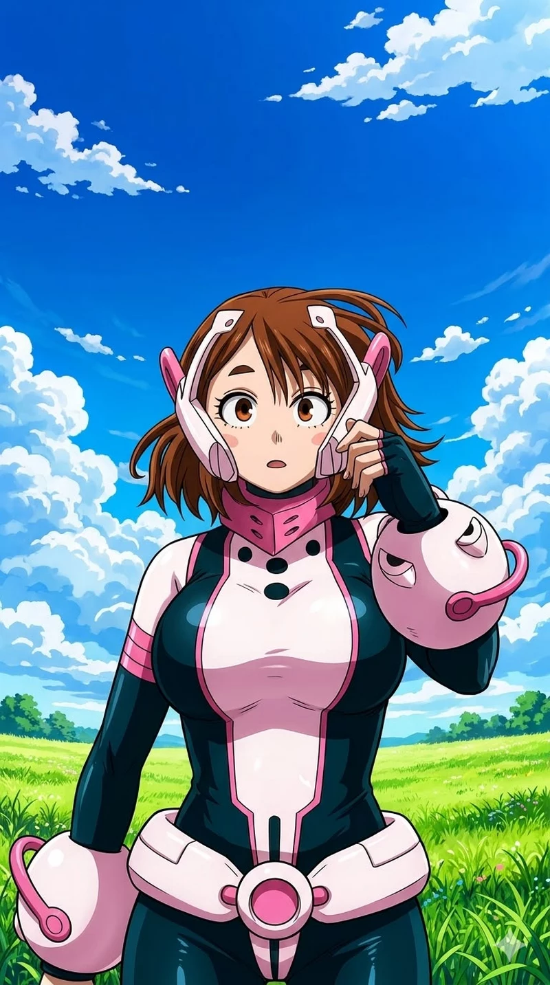 Hình Nền Ochaco Uraraka Bên Khung Cảnh Lung Linh Hình Nền Ochaco Uraraka Bên Khung Cảnh Lung Linh
