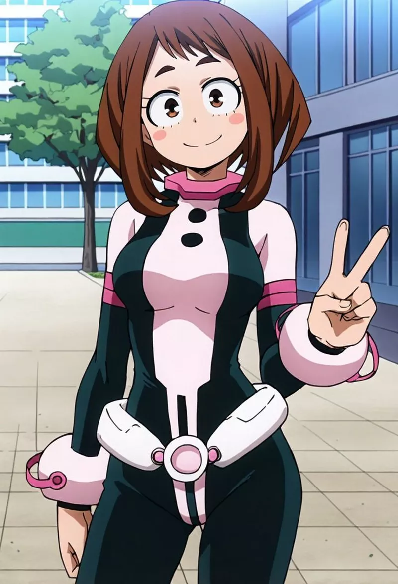 Hình Nền Ochaco Uraraka Mang Phong Cách Dễ Thương Hình Nền Ochaco Uraraka Mang Phong Cách Dễ Thương