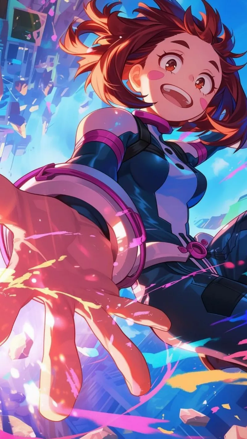 Hình Nền Ochaco Uraraka Với Khoảnh Khắc Tươi Vui Hình Nền Ochaco Uraraka Với Khoảnh Khắc Tươi Vui