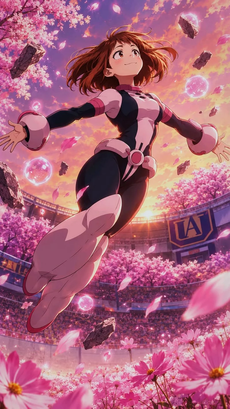 Hình Nền Ochaco Uraraka Với Tạo Hình Thanh Lịch Và Dễ Thương Hình Nền Ochaco Uraraka Với Tạo Hình Thanh Lịch Và Dễ Thương