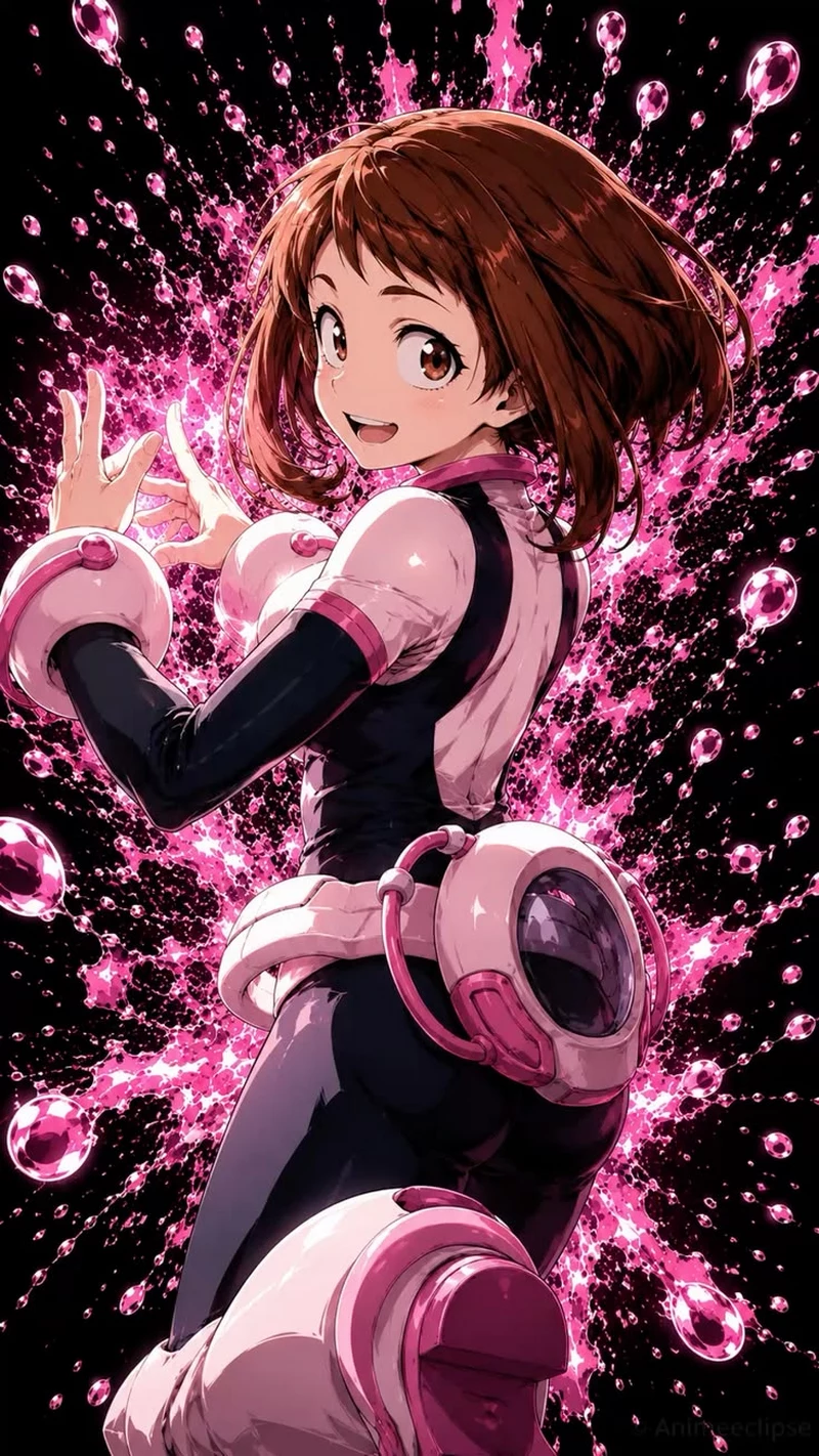Hình Nền Ochaco Uraraka Với Tông Màu Rực Rỡ Hình Nền Ochaco Uraraka Với Tông Màu Rực Rỡ