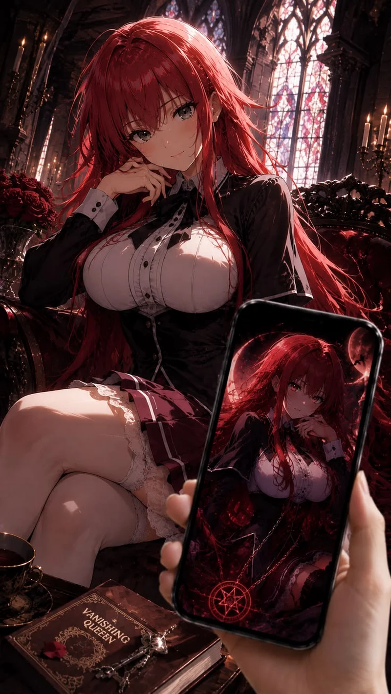 Hình Nền Rias Gremory Cùng Mái Tóc Đỏ Ấn Tượng Hình Nền Rias Gremory Cùng Mái Tóc Đỏ Ấn Tượng