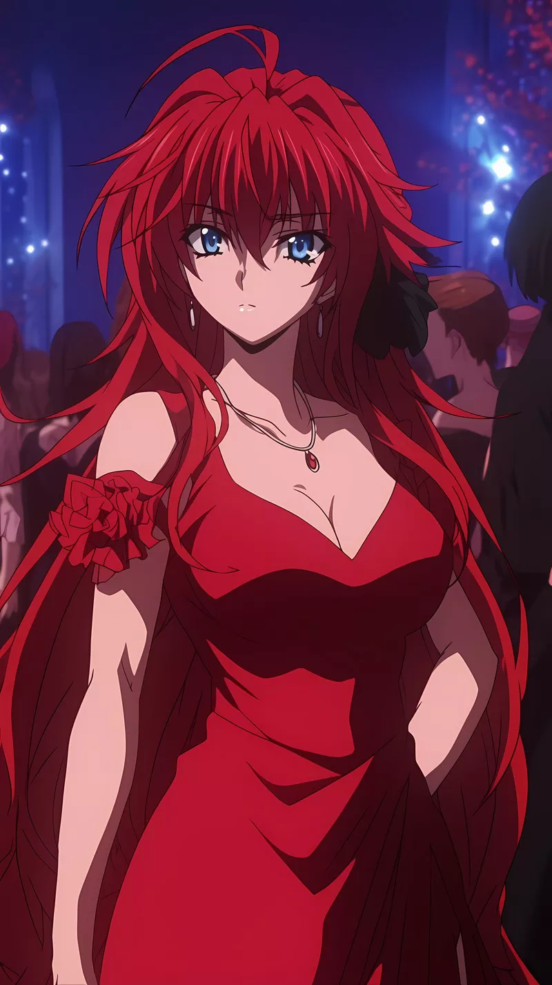 Hình Nền Rias Gremory Với Khung Cảnh Anime Lung Linh Hình Nền Rias Gremory Với Khung Cảnh Anime Lung Linh