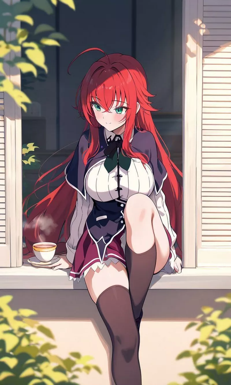 Hình Nền Rias Gremory Với Mái Tóc Đỏ Rực Rỡ Hình Nền Rias Gremory Với Mái Tóc Đỏ Rực Rỡ