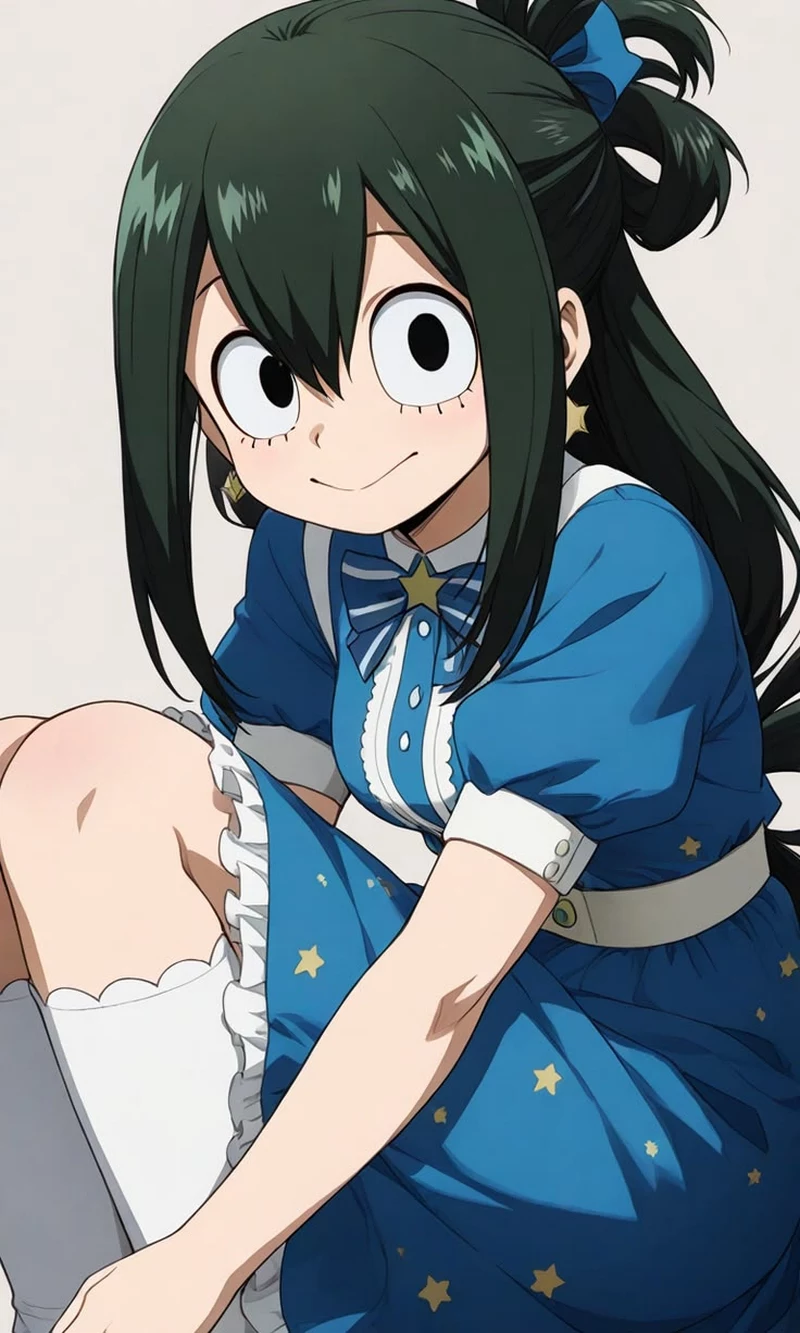 Hình Nền Tsuyu Asui Giữa Không Gian Đậm Chất My Hero Academia Hình Nền Tsuyu Asui Giữa Không Gian Đậm Chất My Hero Academia