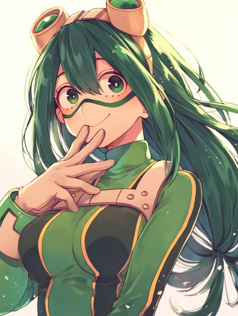 Hình Nền Tsuyu Asui Giữa Khung Cảnh Thiên Nhiên Tươi Sáng Hình Nền Tsuyu Asui Giữa Khung Cảnh Thiên Nhiên Tươi Sáng