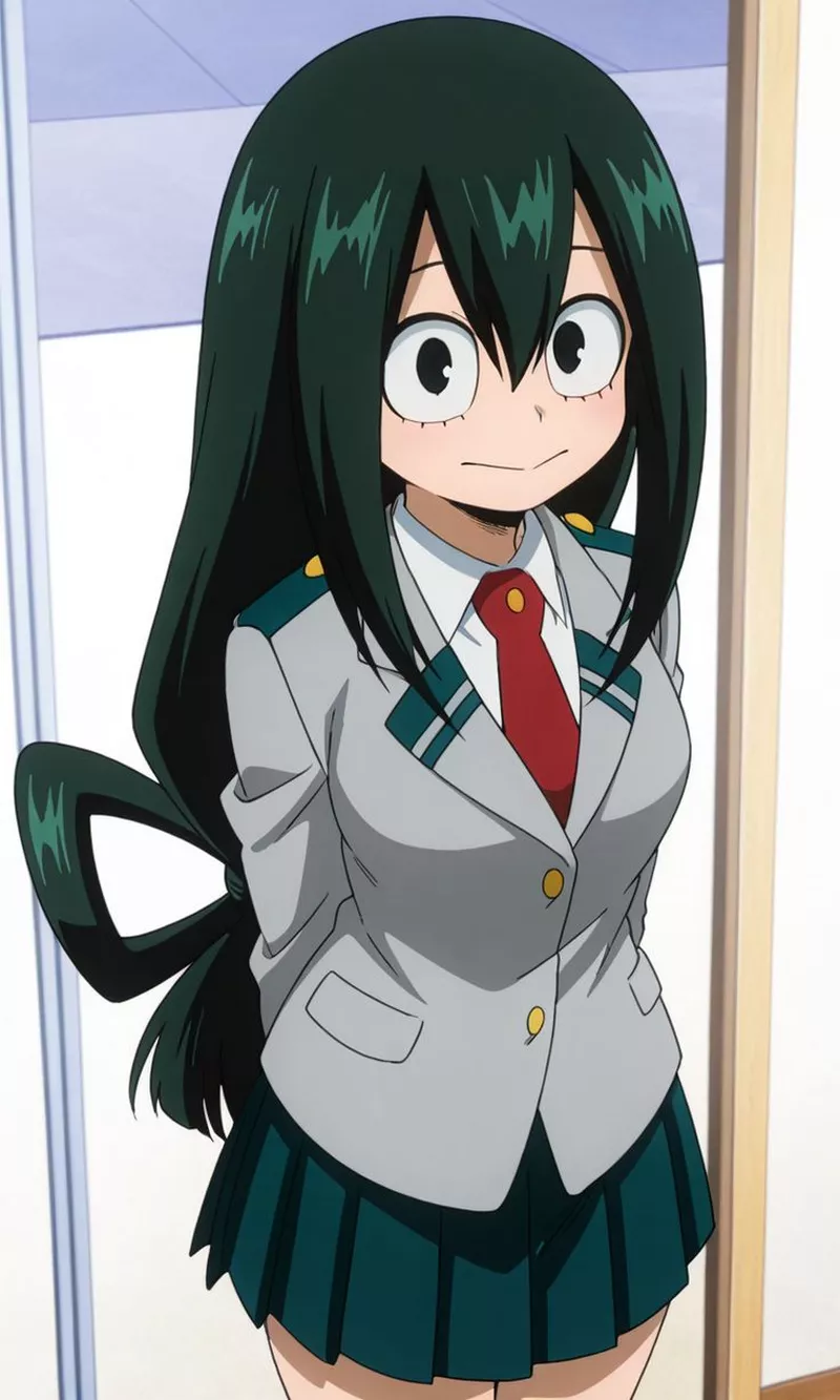 Hình Nền Tsuyu Asui Trong Khung Cảnh Anime Đầy Màu Sắc Hình Nền Tsuyu Asui Trong Khung Cảnh Anime Đầy Màu Sắc