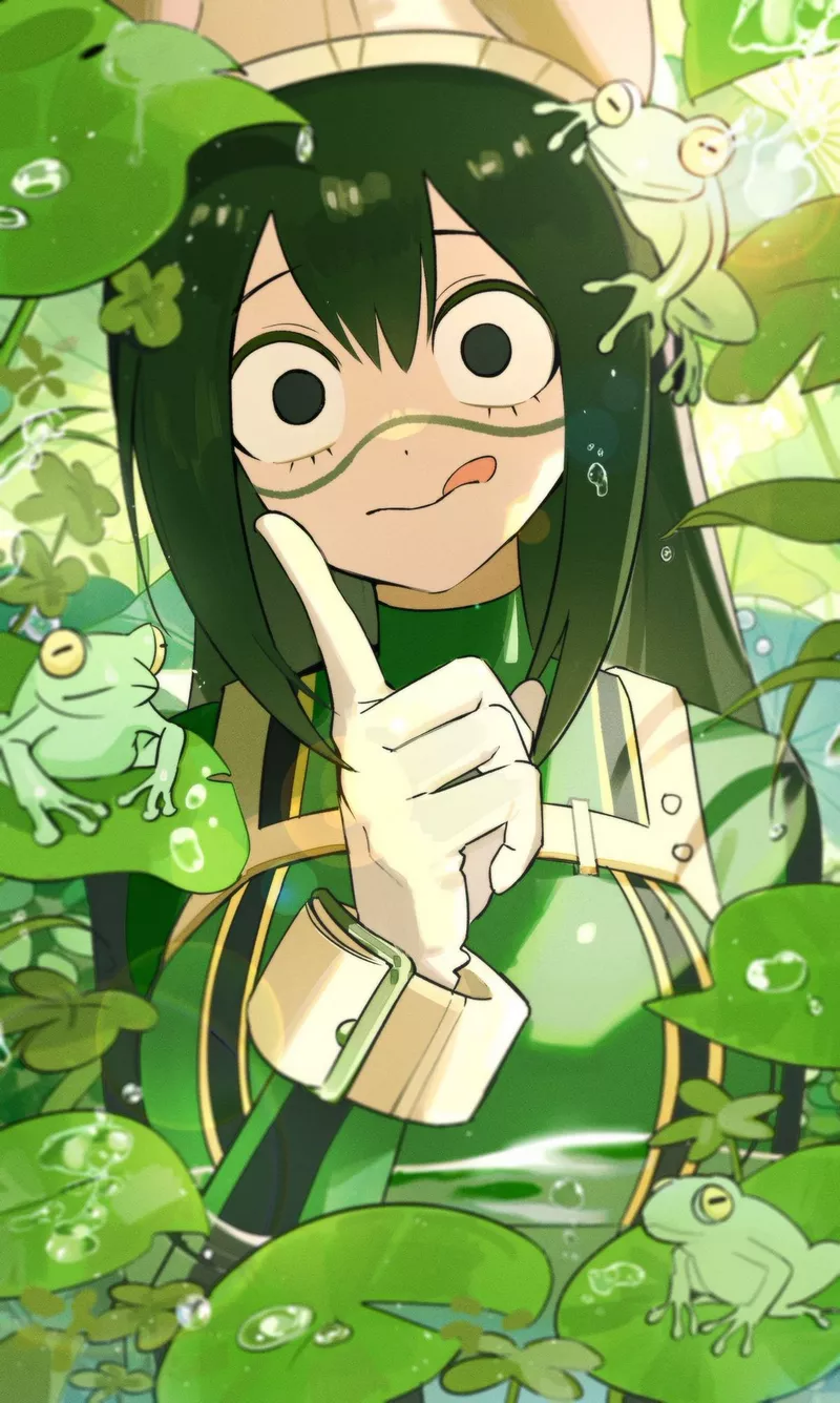 Hình Nền Tsuyu Asui Trong Những Khoảnh Khắc Đầy Ấn Tượng Hình Nền Tsuyu Asui Trong Những Khoảnh Khắc Đầy Ấn Tượng