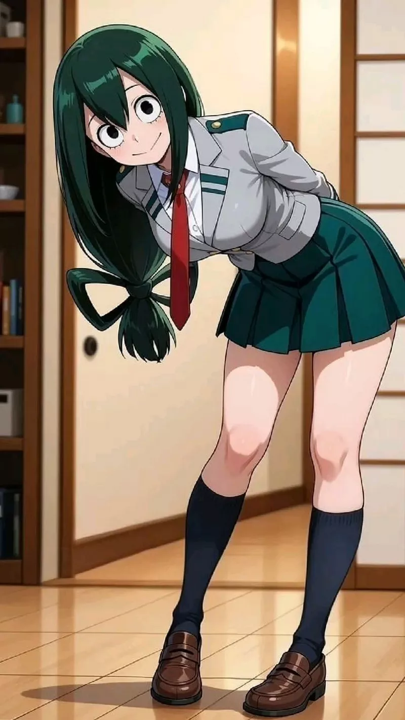 Hình Nền Tsuyu Asui Với Phong Cách Anime Đẹp Mắt Hình Nền Tsuyu Asui Với Phong Cách Anime Đẹp Mắt