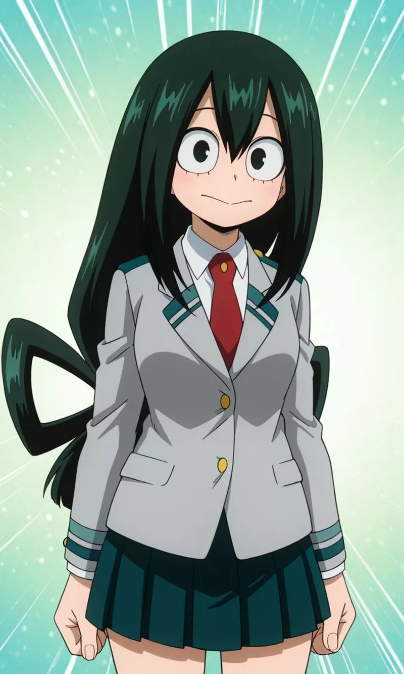 Hình Nền Tsuyu Asui Với Tạo Hình Nữ Anh Hùng Độc Đáo Hình Nền Tsuyu Asui Với Tạo Hình Nữ Anh Hùng Độc Đáo