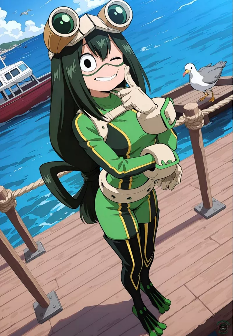 Hình Nền Tsuyu Asui Với Vẻ Ngoài Dễ Thương Và Năng Động Hình Nền Tsuyu Asui Với Vẻ Ngoài Dễ Thương Và Năng Động